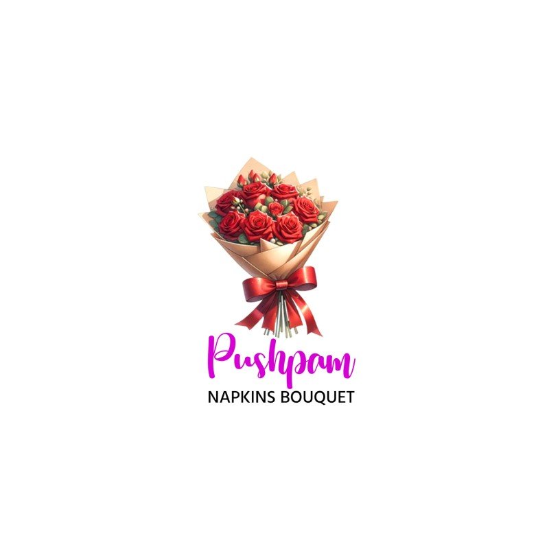 Pushpam Napkins bouquet